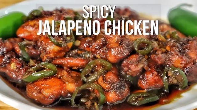 Jalapeno (Jhatka) Chicken.