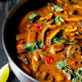 Mushroom Pepper Curry